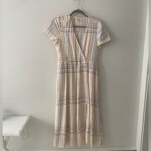 Madewell Pastel Plaid Dress XS